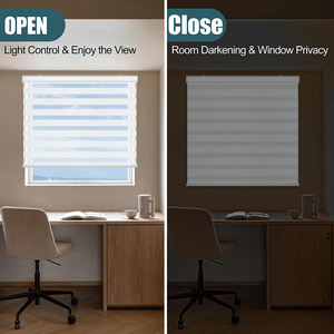 मोटर चालित औद्योगिक सादे प्रकाश फ़िल्टरिंग ज़ेबरा कपड़े पर्दे के पर्दे के पर्दे बड़े पर्दे - Product Image 6