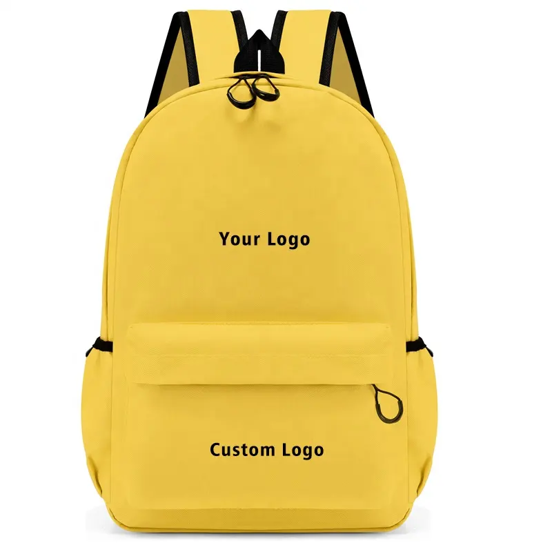 Schoolbag 2023 High Quality Leisure Student Customize Logo Schoolbag Unisex Fashion Backpack Black School Bags