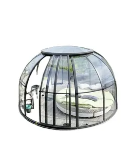 2.7M 3.3M 3.5M 3.8M 5M *3.8M affordable clear dome tent PC geodesic dome for restaurant Event and business party and resort