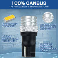 Schlussverkauf Auto-Led W5w 194 3030 4smd Led T10 Canbus Innenbeleuchtung Led-Glühre T10 für Autobreitlicht
