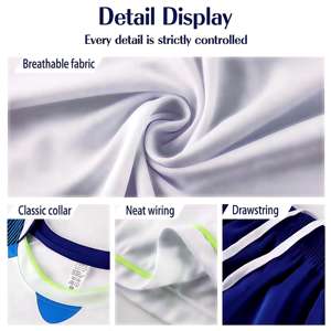 24/25 Op Maat Gemaakte Voetbalshirts Set Ademende Voetbaluniformen Met Nummer En Naam Geautomatiseerd Snijden Met Logo En Sponsor - Product Image 4