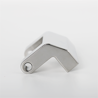Support de montage de vérin pneumatique usiné CNC en acier inoxydable/aluminium poli miroir, avec dessin personnalisé pris en charge, précision 0,005 mm