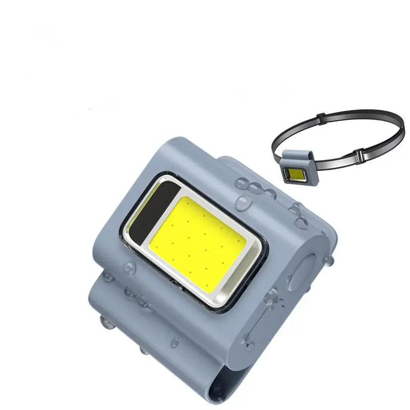 2023 New Arrival Adjustable Rechargeable Strong Magnetic Clip COB Safety Running Jogging Lights for Runner