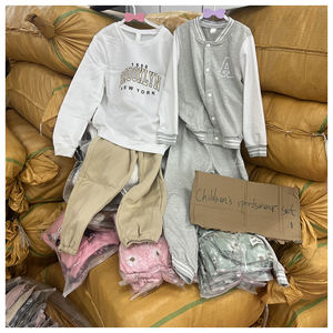 Vente en gros d'usine, ensemble de vêtements de sport pour enfants, automne-hiver, doux et confortable pour les garçons et les filles, vêtements économiques pour enfants - Product Image 3