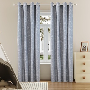 Hoa In Tie-Dye Phong Cách Biểu Tượng Tùy Chỉnh Kích Thước Polyester Dày Vải Grommet Darkening Rèm Cửa Cho Phòng Khách Cửa Sổ Lớn - Product Image 3