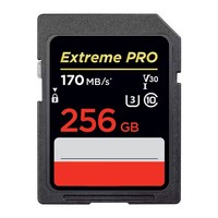 Kartu SD SanDisk Extreme Pro Grosir 32GB-256GB 170-200MB/s U3 V30 untuk DVR Mobil dengan Garansi 5 Tahun