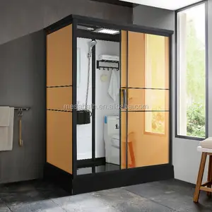 快速交付中国移动便携式高品质厕所水槽淋浴组合完整浴室室外室内