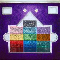 Brique de verre solide transparente à motif cristallin, forme rectangulaire, écologique, résistante au feu, pour décoration extérieure et intérieure