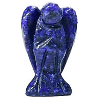Pierre de guérison naturelle en cristal, signe de paix Feng Shui, pierre précieuse féerique, lapis-lazuli, pierre porte-bonheur de poche, artisanat sculpté pour la prospérité