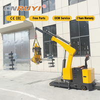 CNRUYI Nouveau Ventouse de levage à commande à distance, alimentée par batterie, certifiée CE, pour panneaux sandwich, 200kg 400kg 500kg, 1000N 3m