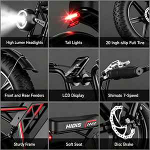 Vélo Électrique Tout-Terrain à Pneus Larges 250W, Moteur Arrière, Batterie Lithium Amovible 48V, <span class=keywords><strong>VTT</strong></span> Adulte pour Déplacements Quotidiens sur Routes Rurales, Vente en Gros - Product Image 3