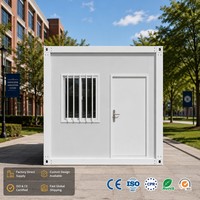 Maisons préfabriquées en conteneurs, usage bureautique, modulaires mobiles, à double étage, résistantes aux tremblements de terre, pliables