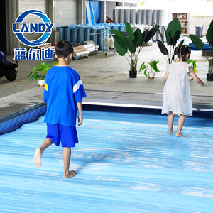 Couvre-<span class=keywords><strong>piscine</strong></span> robustes et résistants, couvre-<span class=keywords><strong>piscine</strong></span> automatiques anti-poussière et anti-UV pour piscines enterrées - Product Image 2