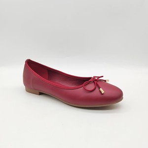 6,6 dólares modelo KLX004 tamaño 35-42 venta al por mayor de las mujeres clásicas baratas Oxfords vestido de trabajo <span class=keywords><strong>zapatos</strong></span> planos con material de cuero - Product Image 6
