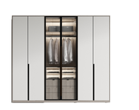 Armoire personnalisée pour toute la maison tatami simple moderne ensemble maison chambre à coucher en bois massif boîte haute rangement lit lumière meubles de luxe