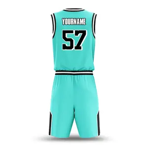 Custom Color Logo Club Team Sublimated Basketball Jersey Uniform Set