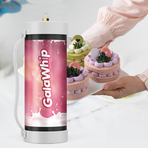 GalaWhip Eco-Friendly Cream Whippers Gas Cylinder with Carbon Steel for <b>Dessert</b> Tools (2pcs/<b>Box</b>) - Product Image 1