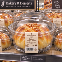 Transparente Blister-Kunststoff-Dessertbehälter Durchsichtige Einweg-Kuchenverpackungsbox Kunststoff-Dessertbehälter