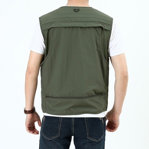 Gilet tattico da uomo ad asciugatura rapida gilet tattico ultraleggero da arrampicata con più tasche gilet da pesca primavera estate - Product Image 4