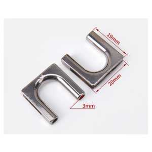 قبول مخصص قفل الحبل نهاية سترة الرباط أسطواني أنبوب حبل نهاية الربيع قفل سدادة الحبل المعدني للملابس - Product Image 4