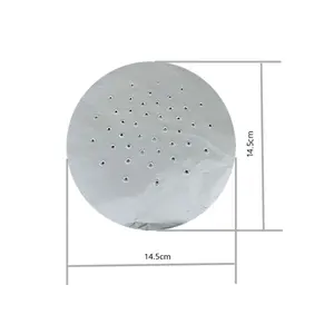 50pcs 정사각형 및 원형 천공 된 Shisha 물 담뱃대 알루미늄 호일 종이 또는 구멍 8011 합금 물 담뱃대 Shisha 알루미늄 호일