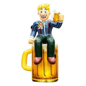 Figura Gonfiabile a Tema Corse Ippiche, Giocatore di Equitazione Gonfiabile in PVC Resistente, Decorazione da Giardino a Tema Kentucky Derby - Product Image 6