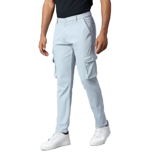 Pantalon cargo élégant de qualité supérieure pour hommes en style baggy Design personnalisé Denim grande taille avec motif droit à la mode Léger - Product Image 6
