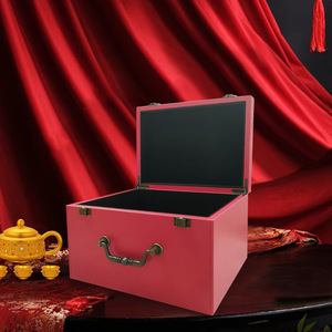 Chinese-style gold collection <b>box</b>, custom-made wooden <b>box</b>, solid wood, high-end natural wood display packaging, <b>empty</b> <b>box</b>, - Product Image 3