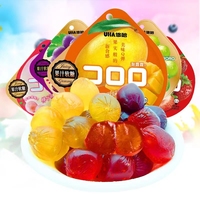 Bonbons Gommeux aux Fruits Youha en Gros, Remplis de Jus, 52g, Bonbons Sandwich pour Enfants, Confiserie Moins Chère, Sucreries aux Fruits