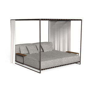 Decoout Factory Sale Modern Design <strong>Outdoor</strong> <strong>Daybed</strong> Garden Patio Aluminum Double <strong>Daybed</strong> - Product Image 3