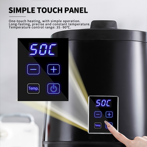 Winner หม้อต้มซุปไฟฟ้าทำจากสเตนเลสสตีล10L ลายไม้สไตล์เกาหลีหม้อต้มควบคุมดิจิตอลสำหรับบุฟเฟ่ต์ - Product Image 3