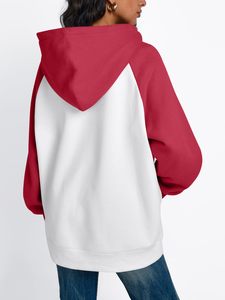 Chemise d'entraînement athlétique sweats à capuche surdimensionnés pour femmes pull polaire automne sweats mode Y2K tenues vêtements 2024 - Product Image 6