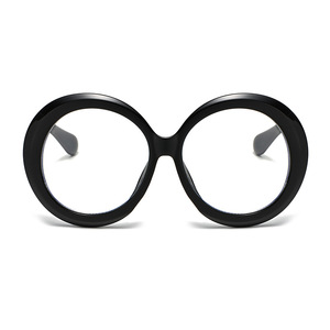 Montature per <span class=keywords><strong>occhiali</strong></span> trasparenti rotonde di grandi dimensioni per le donne alla moda per Computer <span class=keywords><strong>occhiali</strong></span> ottici trasparenti - Product Image 2