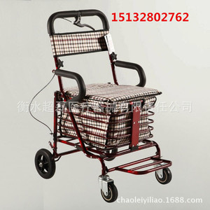 รถเข็นผู้สูงอายุ, สกู๊ตเตอร์เคลื่อนที่, รถเข็นพักผ่อน, รถเข็นซื้อของ, พับได้, มีแป้นเหยียบ, อเนกประสงค์และ - Product Image 1