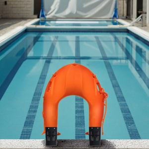 โดรนกู้ภัยอัตโนมัติควบคุมระยะไกล ทำจากพีวีซี พร้อมอุปกรณ์ทุ่นลอยน้ำสำหรับช่วยชีวิตในกรณีฉุกเฉิน เหมาะสำหรับอุปกรณ์ว่ายน้ำและดำน้ำ - Product Image 1