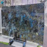 Dalles de granit bleu labradorite Lemurian pour plan de travail de cuisine, comptoir de bar, table à manger
