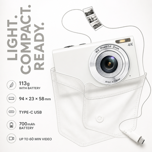 <span class=keywords><strong>กล้อง</strong></span>ดิจิตอล 4K <span class=keywords><strong>กล้อง</strong></span>วิดีโอ 4K FCC ความละเอียด 48MP ระบบออโต้โฟกัส หน้าจอ CMOS น้ำหนักเบา เหมาะสำหรับถ่ายภาพบุคคล วันหยุด นักเรียน และการถ่ายภาพในชีวิตประจำวัน - Product Image 3