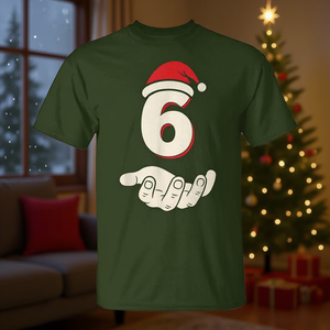 Camiseta navideña a juego con diseño de Six Seven 67 Meme - Product Image 3