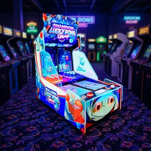 Lucky Pong Arcade Game Machine Luxury 2 Player Coin Operated Electronic Ball Pitching Simulator Jackpot Prize Game For <b>Kids</b> - Product Image 4
