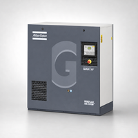 Compresseur d'air vertical compact Atlas Copco GA 11 FF avec contrôleur tactile toutes fonctions et sécheur intégré – Vente en gros OEM