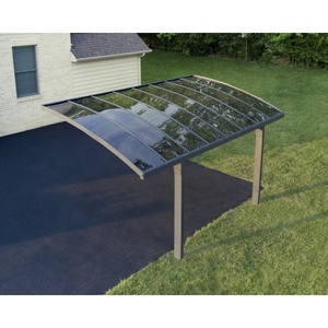 Cantilever <span class=keywords><strong>Abri</strong></span> de voiture Aus En Aluminium Avec Solaire Gris De Toiture En Polycarbonate Pour <span class=keywords><strong>Garage</strong></span> - Product Image 3