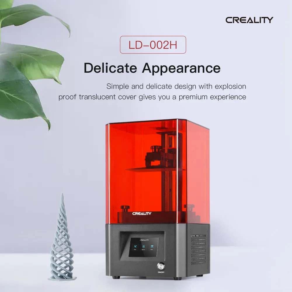 LD-002H d'imprimante 3D CREALITY avec une plus grande taille de moulage 130*82*160mm imprimante 3d sla