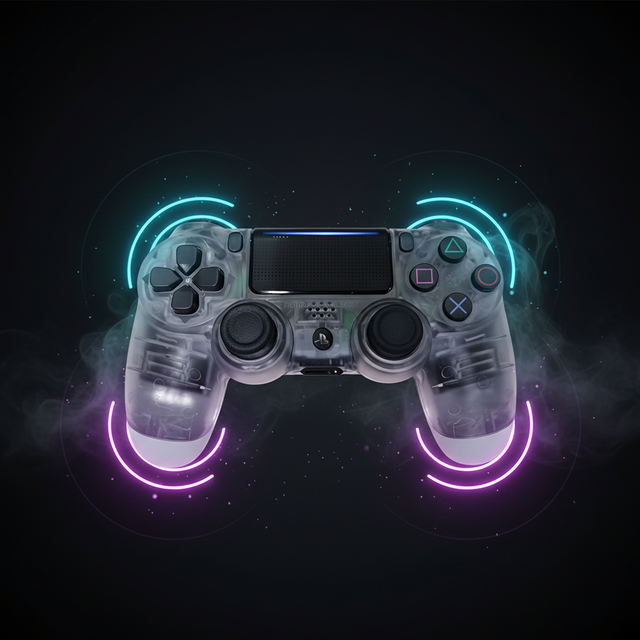 PS-4 Controller Wireless for Gamepad Vibration Motor Joystick Control for Compatible Console PC Android Device