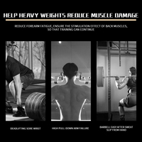 Ceinture de musculation respirante en néoprène de haute qualité, sangles de poignet antidérapantes avec boucle pour la salle de sport et les sports, unisexe, fitness