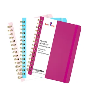 High Quality A5 100 GSM Thick Hardcover Paper Lined Spiral Journal Notebook Manufacturers