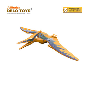 De construcción de plástico ladrillos Pterosaurio con patrón de el Jurásico dinosaurio serie bloque de juguetes para los niños (DE236D) - Product Image 5