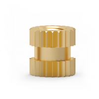 Precision Thread Molded Brass Insert for LED Module Assembly OEM