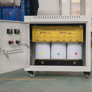 Transformador de Potencia Eléctrico de Resina Epoxi Fundida, Tipo Seco, Trifásico, 50Hz, 45kVA, 50kVA, 75kVA, Convertidor de Voltaje Ascendente/Descendente Profesional - Product Image 1