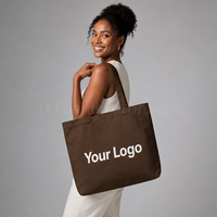 Sac fourre-tout en toile de coton écologique avec logo personnalisé, 45*35*10CM, grande capacité, sac de rangement pour la maison, pochette réutilisable pour articles divers