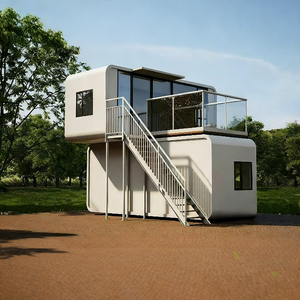 <span class=keywords><strong>Cabina</strong></span> <span class=keywords><strong>Prefabbricata</strong></span> Moderna in Acciaio con Cucina e Bagno per Hotel e Ville - Design Anticorrosione e Impermeabile - Product Image 3